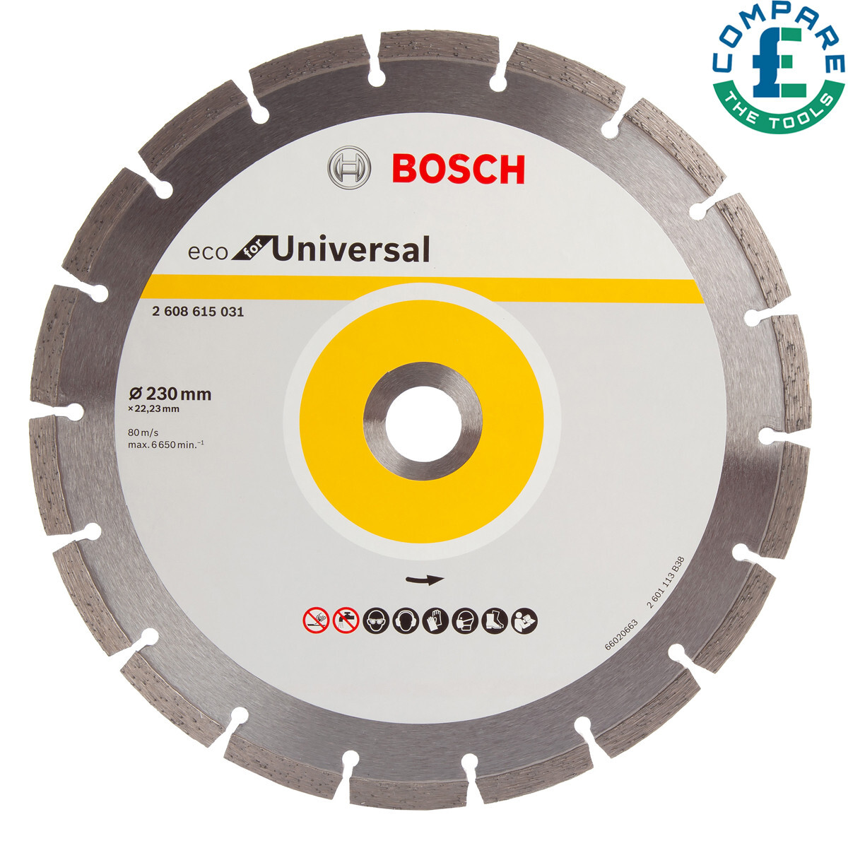 Bosch 230mm Diamond Cutting Blade For Brick Concrete 2608615031