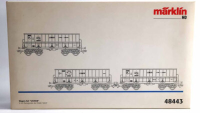 Märklin. USINOR MINERAL TRANSPORT WAGON BOX.   H0 - Ref : 48443