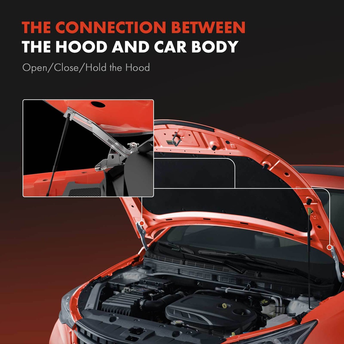 Hood Hinge For 2015-2021 Kia Sedona Passenger Side 79120A9000