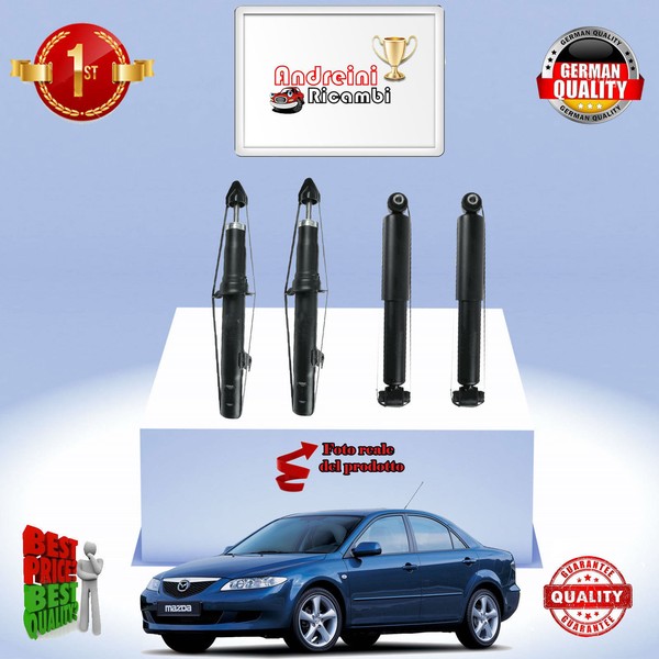 KIT 4 StoßDäMpfer Vorne Und Hinten Mazda 6 2.0 DI 100KW 136PS Ab 2005 -> A64-image