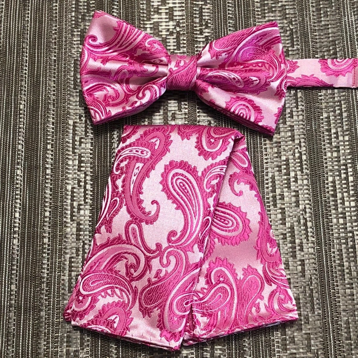 Hot Pink Basic Pre-Tied Bow Tie