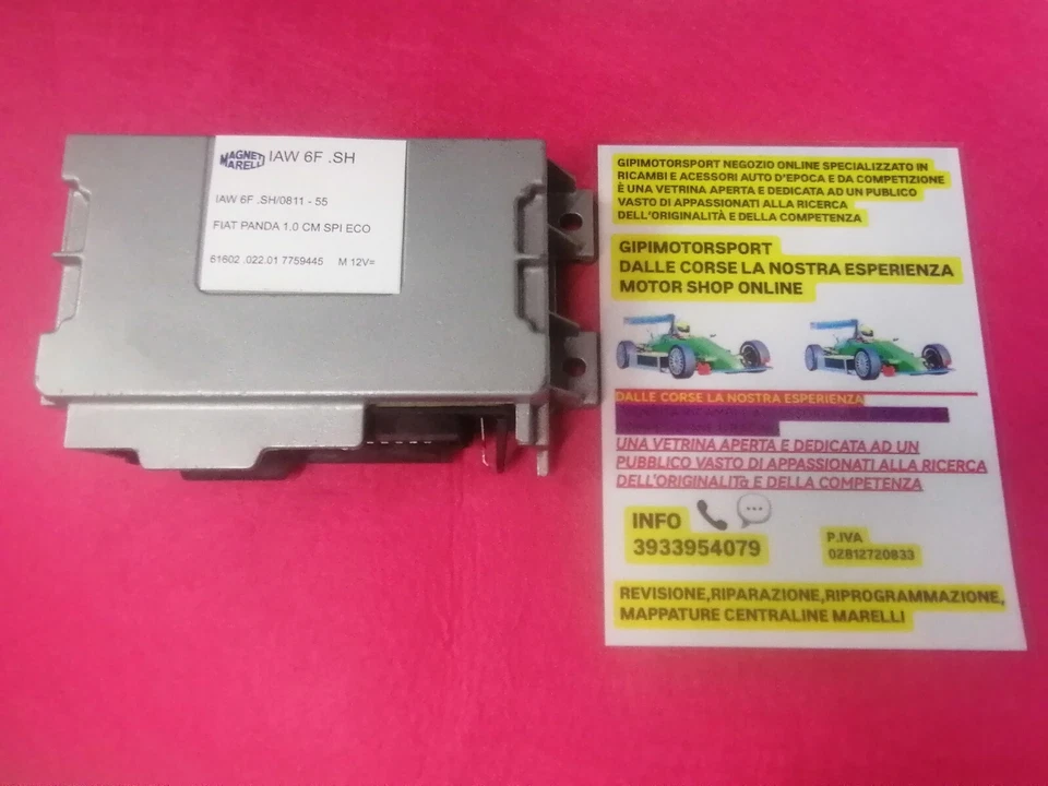 CENTRALINA MARELLI IAW  6F.SH 7759445 FIAT PANDA 1.0 REVISIONATA E AGGIORNATA - Immagine 3 di 4