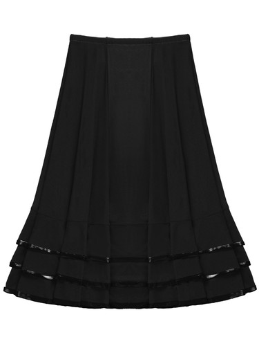 Kids Girls Ballet Character Swing Skirt Liturgical Full Long Circle Dance Skirts - Picture 19 of 39