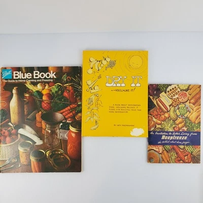 Ball Blue Book Canning Freezing 1981 Dry It You'll Like It MacManiman Deepfreeze - Image 1 of 4