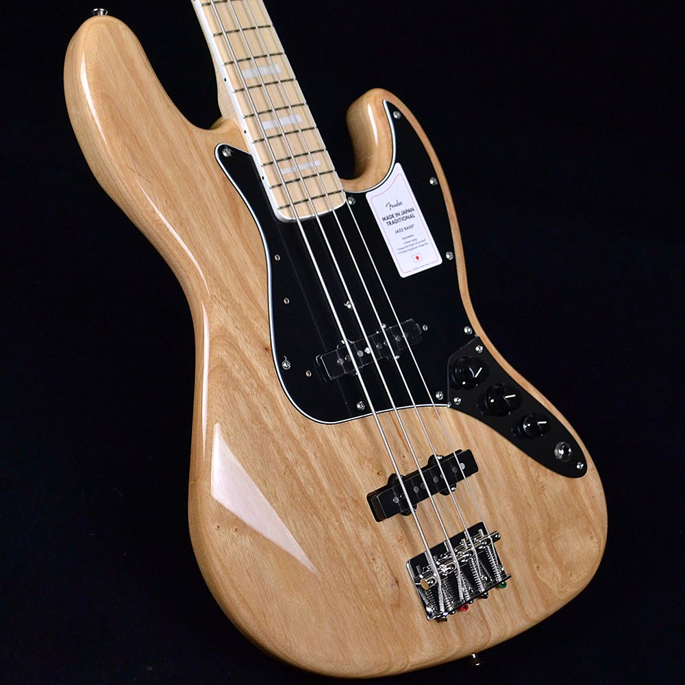 Fender Made in Japan Traditional 70s Jazz Bass Natural with gig