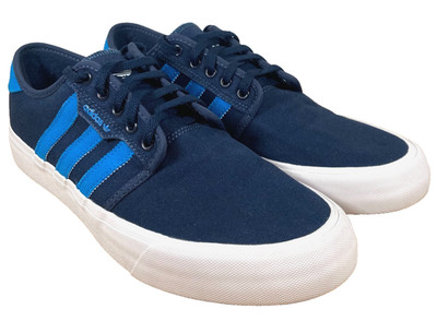Adidas Adi-Ease Skateboarding Shoes - Mens US 10.5 - Navy/Lite Blue - Skating