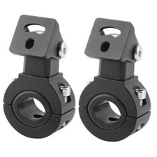 2 Pcs Motorcycle Driving Light Mount Bracket, Universal Adjustable LED Bar