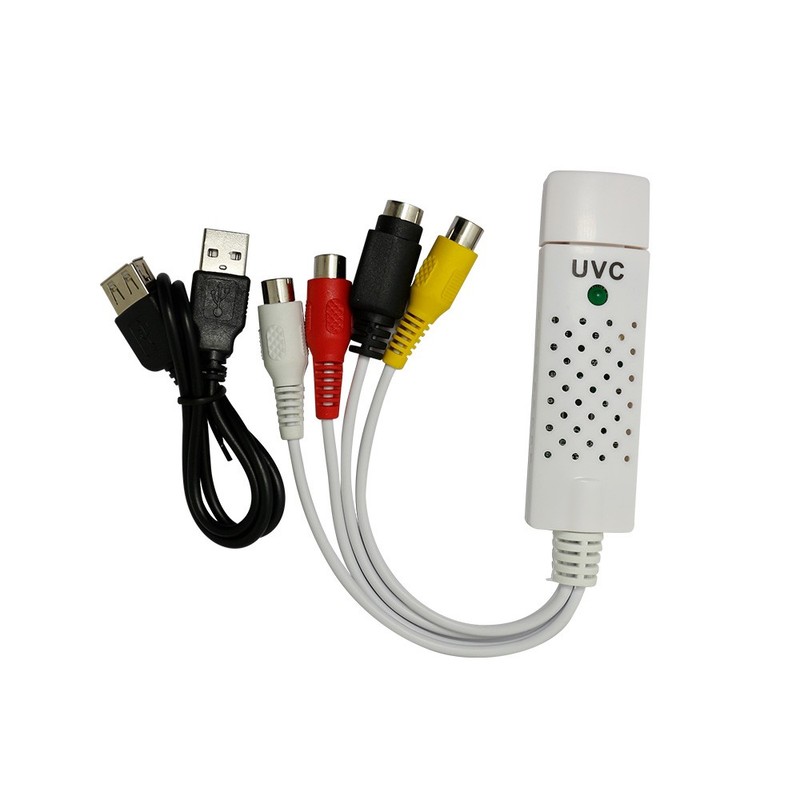 Driver-free USB 2.0 Video Capture Card One Channel Capturecard Support WIN10
