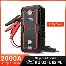 New 2000A Jump Starter Power Bank Portable Charger Starting Device for 8.0L/6.0L