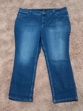 Lee Women's Size 26W Medium Stretch Denim Mid-Rise Jeans