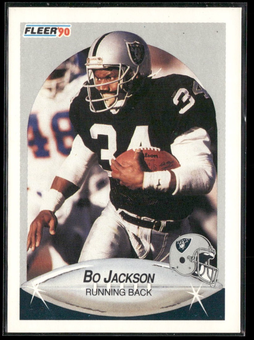 1990 Fleer #256 Bo Jackson Los Angeles Raiders MINT + GRADEABLE