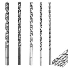 5Pcs 200MM Extra Long High Speed Steel Twist Drill Bits Sets Straight Shank D...