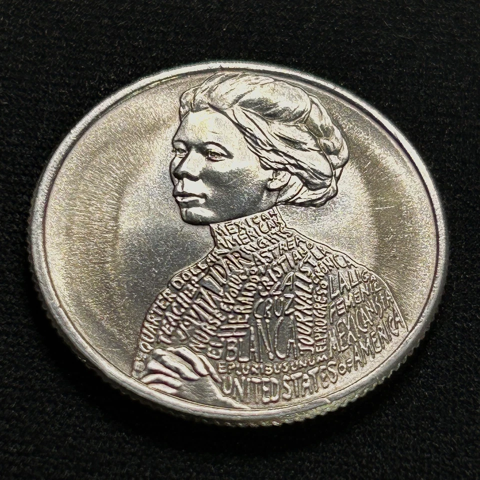 ERROR Rare Coin 2023 P -Jovita Idar women’s quarter reads “In Cod We Trust” - Image 3 of 4