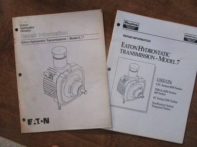 Eaton 6 7 Hydrostatic Transmission Parts, Service, Repair Manual