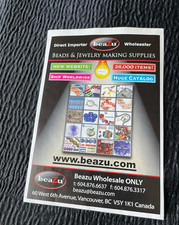 Beazu 6th Ave Vancouver BC Canada Advertising 2009 Bead Button Magazine Ad