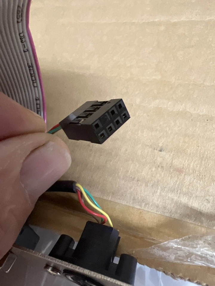 DB25F Parallel Port and PS2 Port in Slot Cover 2x4 - Image 2 of 2