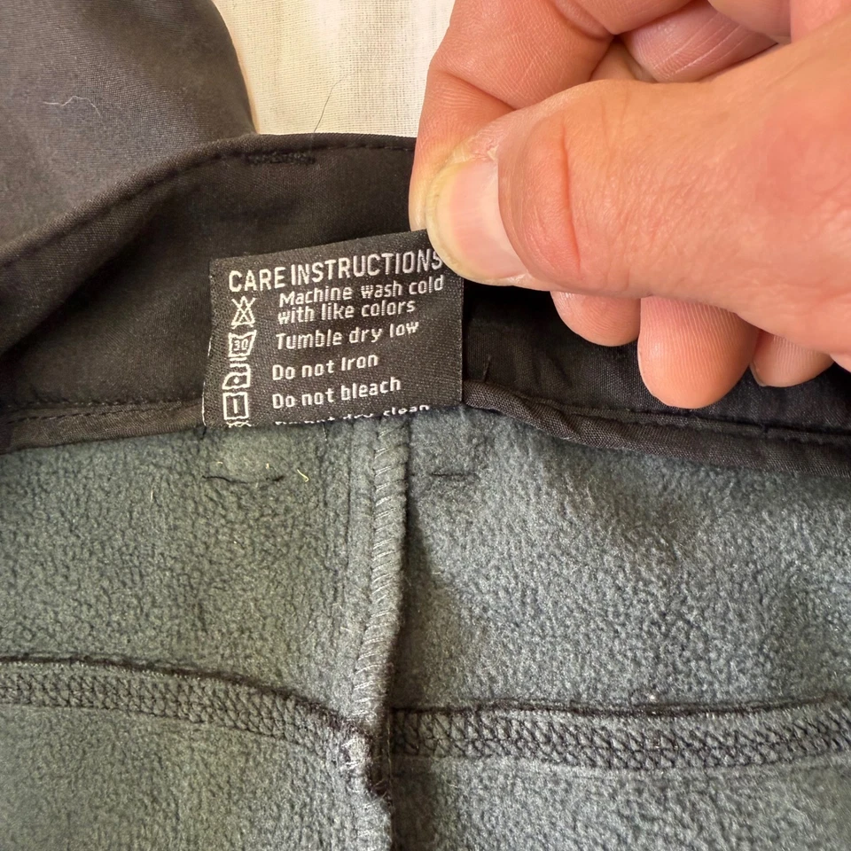 Pantalones de senderismo Cash Hao para hombre al aire libre forrados de lana resistentes al agua negros 42x32 Foto 4 de 4