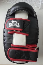 Lonsdale Curved Muay Thai Kick Pad Core Gel Strike Pad Mitt Boxing Martial & MMA