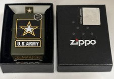 Zippo Windproof Lighter USA, US Army Genuine, Made in USA New In Box