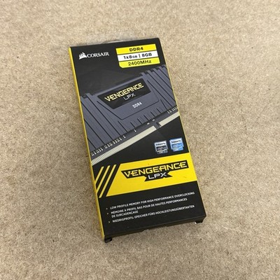 Corsair Vengeance LPX 8GB (1x8GB) DDR4 DRAM 2400MHz New In Box Unopened