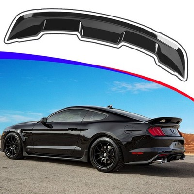 Fits 2015-2023 Ford Mustang GT500 Style Rear Trunk Spoiler Wing Glossy Black