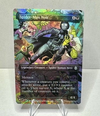 Spider-Man Noir (Borderless) Marvel's Spider-Man Foil