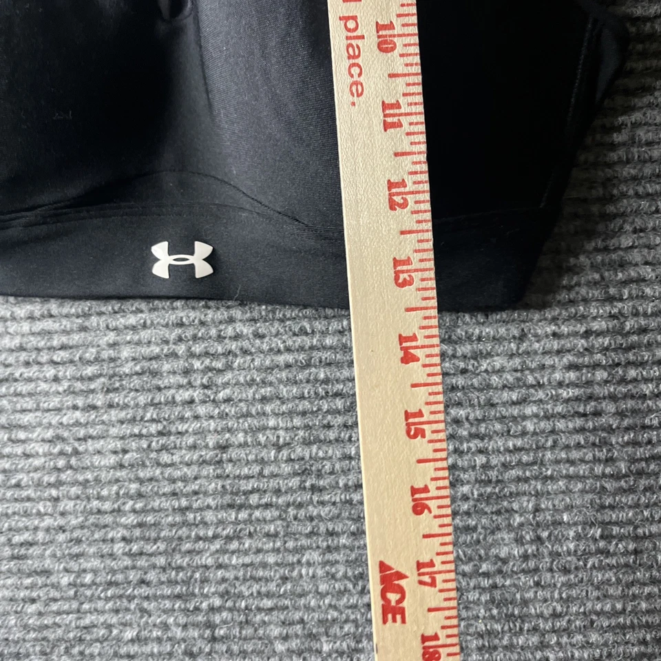 Under Armour Sports Bra Women Small Petite  Black Gym Yoga Running Compression - Image 3 of 4