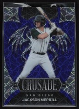 Jackson Merrill 2023 Panini Chronicles #10 Crusade Blue Velocity /99
