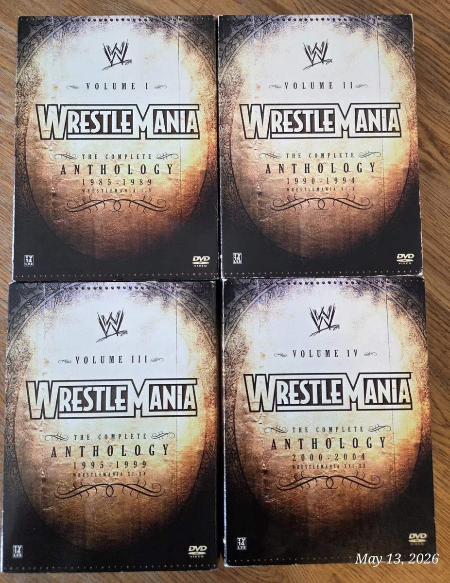 Wrestlemania Anthology for sale | eBay
