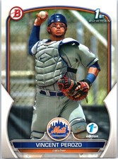 2023 Bowman 1st Edition #BPPF-102 Vincent Perozo New York Mets