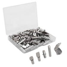 100Pcs Shelf Pegs for Shelves, 4 Styles Shelf Pins Kitchen Cabinet Shelf1214