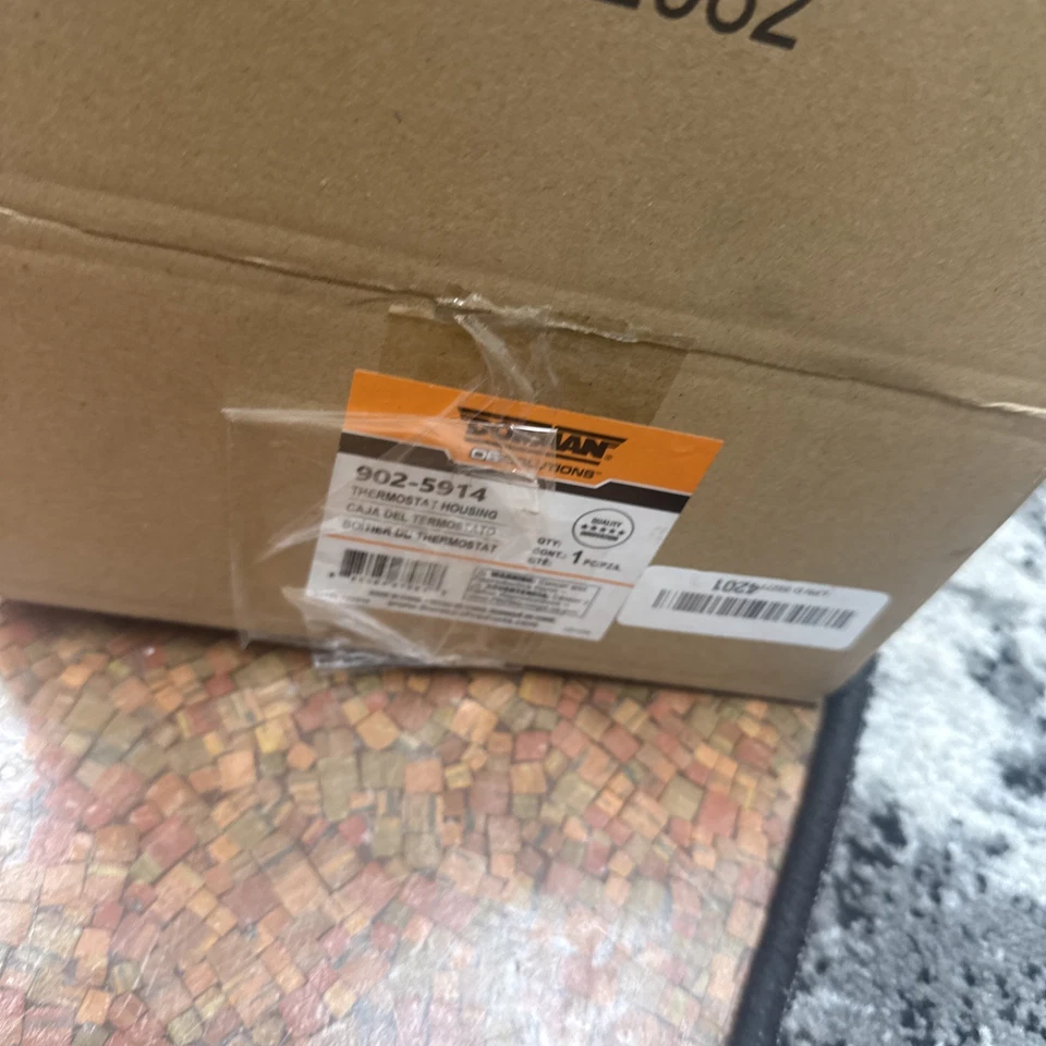 For Hyundai Santa Fe 2010-2017 Dorman 902-5914 Engine Coolant Thermostat Housing - Image 2 of 2