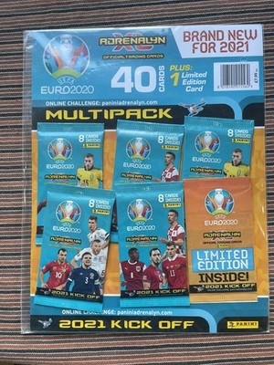 2020 Figur Panini Vintage Football Trade Card European Cup Euro ungeöffnete Packung