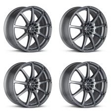 (4X) Enkei EDR9 Wheels [16x7 / 4x100/114.3 / ET:45 / CB:72.6] Silver