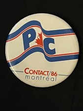 Progressive Conservative Party of Canada 1986 Convention Button
