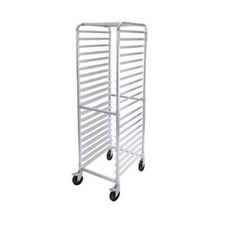 Winco ALRK20BK 20 Tier Aluminum Sheet Pan Rack With Brakes
