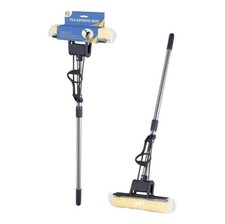 PVA Telescopic Sponge Mop Floor Cleaning Tool Absorbent Sponge Cleaner Home