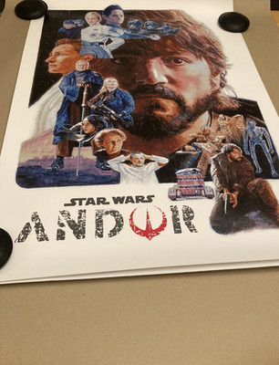 Hugh Fleming ''Light Amongst the Darkness (Andor)'' Siebdruck Poster -AUSVERKAUFT