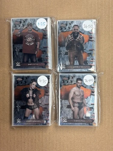 2025 Topps Cactus Jack Chrome WWE Complete Base Set QTY