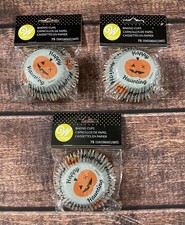 Wilton Halloween Standard Size Baking Cups Cupcake Liners Lot Of 3 415-7289 