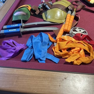 Ninja Turtles Dressing Up Costumes And Weapons Included