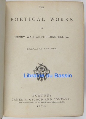 The poetical works Henry Wadsworth Longfellow 1872