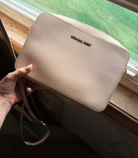 Michael Kors pink Crossbody Bag Zip Closure G...