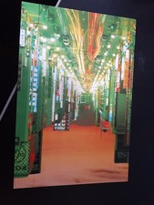 vintage postcard ginza street tokyo japan