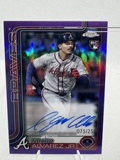 2025 Topps Chrome -  Nacho Alvarez Jr. #RA-NA Purple Refractor Auto/250 (AU, RC)