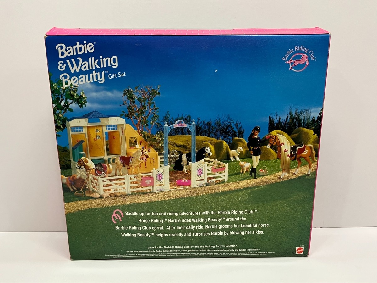 Barbie & Walking Beauty Horse Gift Set (Mattel, 1998) #19705 | eBay
