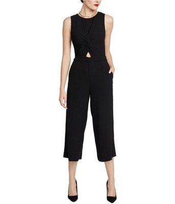 Rachel Roy Womens Twisted Jumpsuit