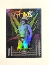 2025 Topps Finest WWE Cowboy Bob Orton Rare Black Refractor /15 HOF