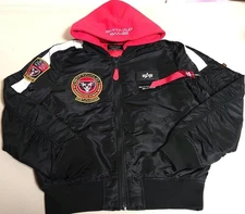 Shin Kamen Rider 2 ALPHA LIGHT MA-1 NATUS Jacket Japan Limited Cosplay Size L