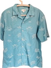 UNIQLO Ghibli My Neighbor Totoro Short Sleeve Hawaii Shirt XS Summer Costume